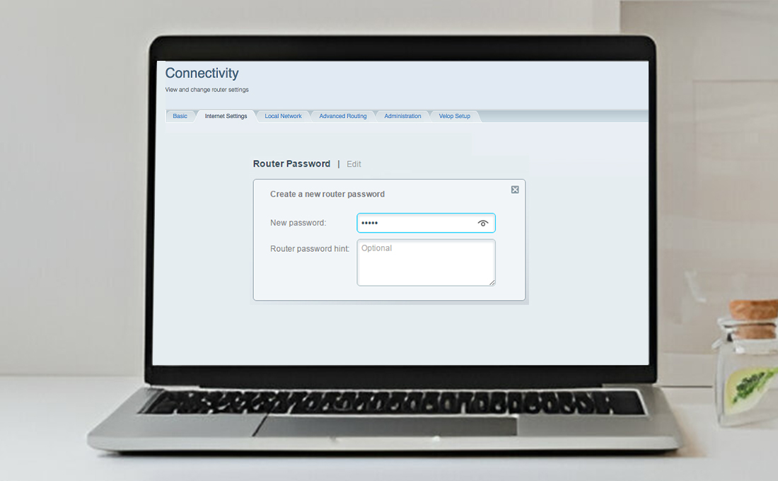 Linksys Velop Password Change Using Web GUI